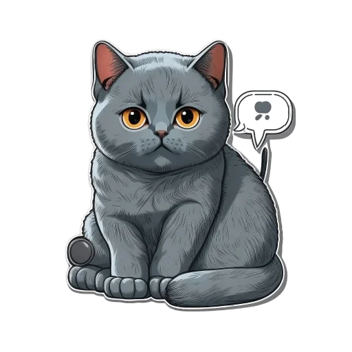 🧐 Стикер «Meowji» для Telegram