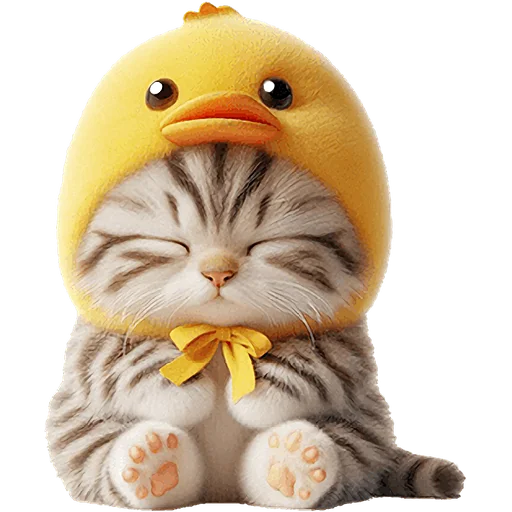😣 Стикер «Мяу утка» для Telegram