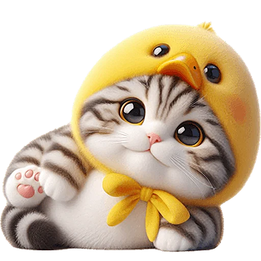 🙃 Стикер «Мяу утка» для Telegram