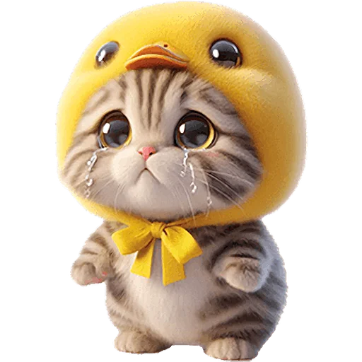 😢 Стикер «Мяу утка» для Telegram