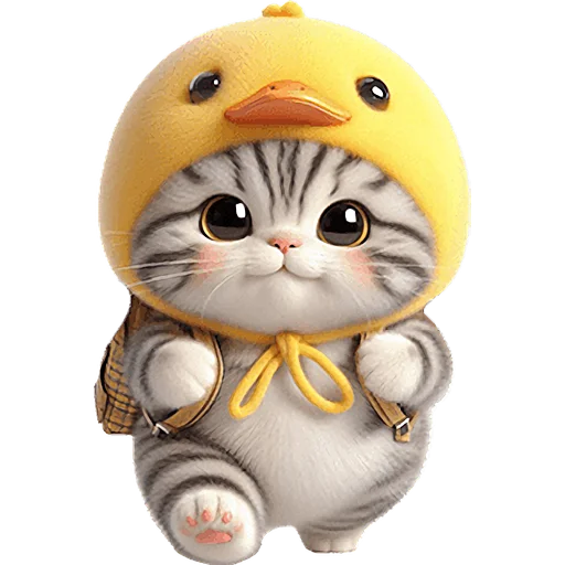 🏕 Стикер «Мяу утка» для Telegram