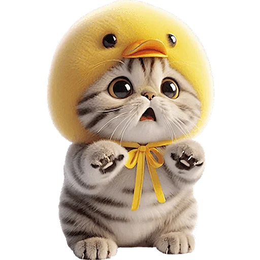 😯 Стикер «Мяу утка» для Telegram