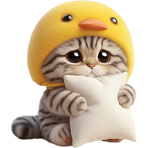 🥺 Стикер «Мяу утка» для Telegram
