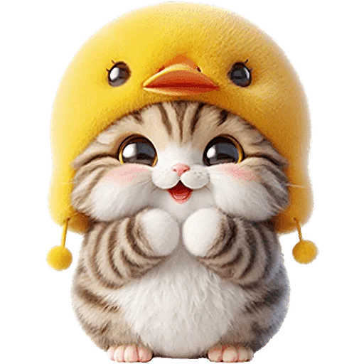 😁 Стикер «Мяу утка» для Telegram