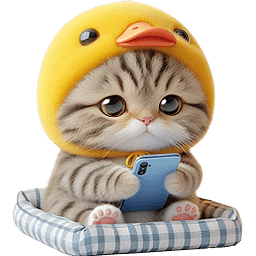 🥹 Стикер «Мяу утка» для Telegram