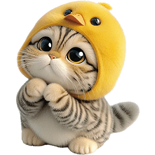 🙏 Стикер «Мяу утка» для Telegram