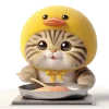 👩‍🍳 Эмодзи «Мяу утка» для Telegram
