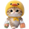 🧺 Эмодзи «Мяу утка» для Telegram