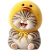 🤣 Эмодзи «Мяу утка» для Telegram