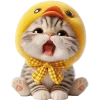 😫 Эмодзи «Мяу утка» для Telegram