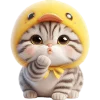 😘 Эмодзи «Мяу утка» для Telegram