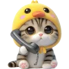 📞 Эмодзи «Мяу утка» для Telegram
