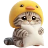 🥺 Эмодзи «Мяу утка» для Telegram