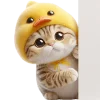 Стикерпак Мяу утка для Telegram