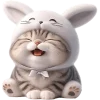 🤣 Эмодзи «Мяу кролик» для Telegram