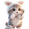 ☎️ Эмодзи «Мяу кролик» для Telegram