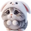 🥶 Эмодзи «Мяу кролик» для Telegram