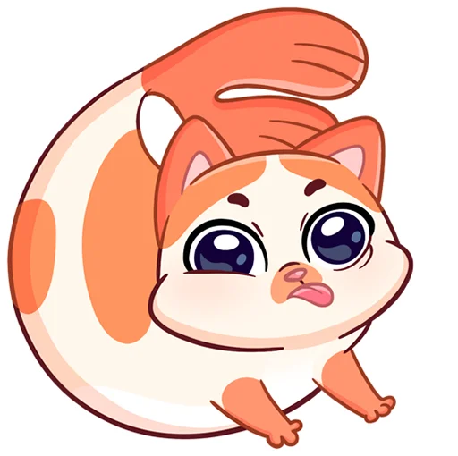 😛 Стикер «Миу-Мяу без надписей» для Telegram