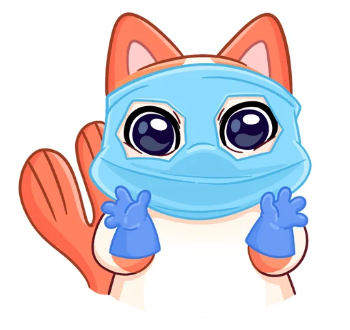 🦐 Стикер «Миу-Мяу без надписей» для Telegram