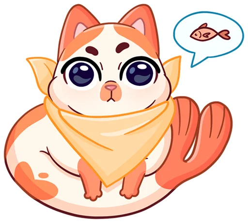 🌽 Стикер «Миу-Мяу без надписей» для Telegram