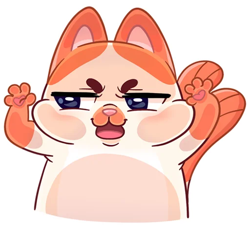 🤪 Стикер «Миу-Мяу без надписей» для Telegram