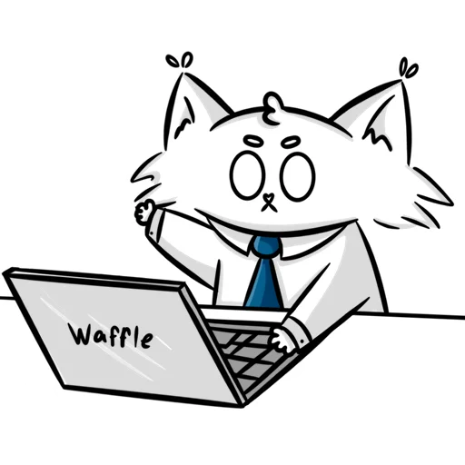 💻 Стикер «Мяу-Мяу котик Инспурер» для Telegram