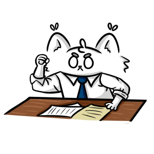 😠 Стикер «Мяу-Мяу котик Инспурер» для Telegram