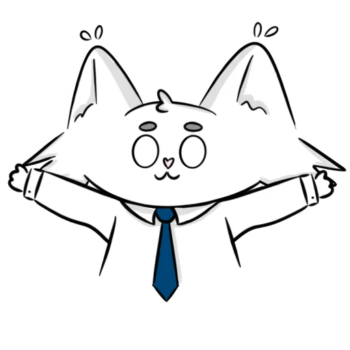 🤗 Стикер «Мяу-Мяу котик Инспурер» для Telegram