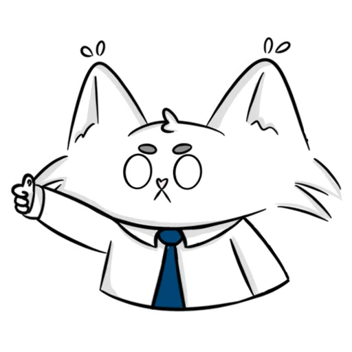 👍 Стикер «Мяу-Мяу котик Инспурер» для Telegram