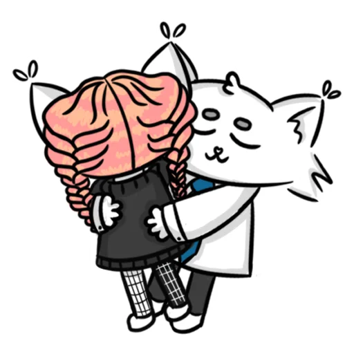 🤗 Стикер «Мяу-Мяу котик Инспурер» для Telegram