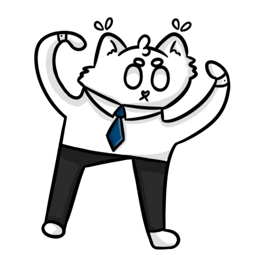😳 Стикер «Мяу-Мяу котик Инспурер» для Telegram