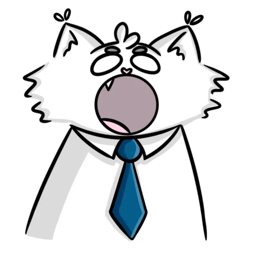 😮 Стикер «Мяу-Мяу котик Инспурер» для Telegram