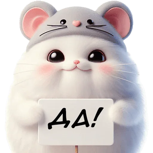 ✅ Стикер «Мяу мышь» для Telegram