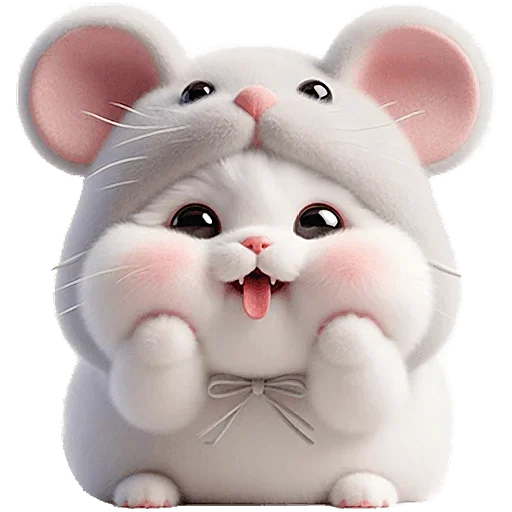 😛 Стикер «Мяу мышь» для Telegram