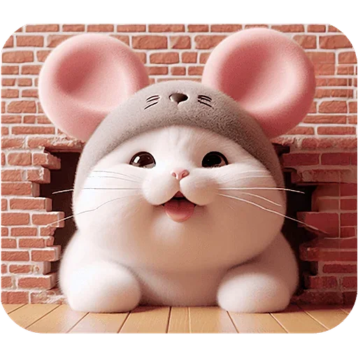 😁 Стикер «Мяу мышь» для Telegram