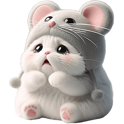 😢 Стикер «Мяу мышь» для Telegram
