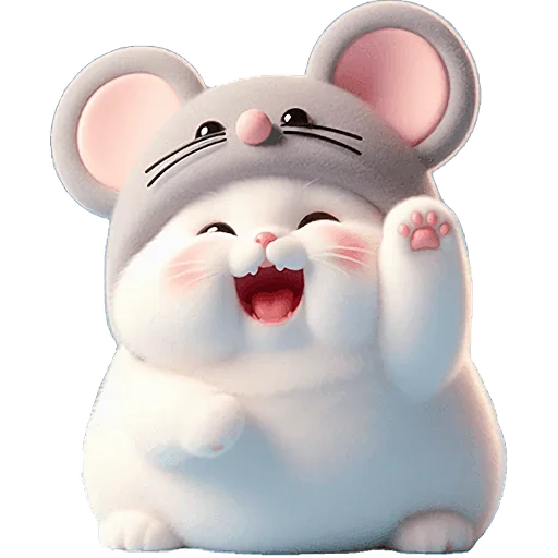 👋 Стикер «Мяу мышь» для Telegram