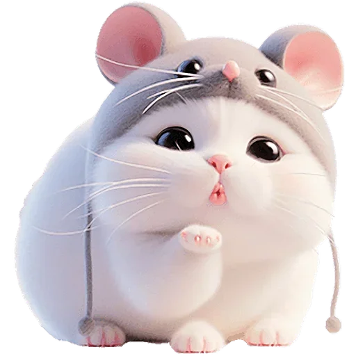 😘 Стикер «Мяу мышь» для Telegram