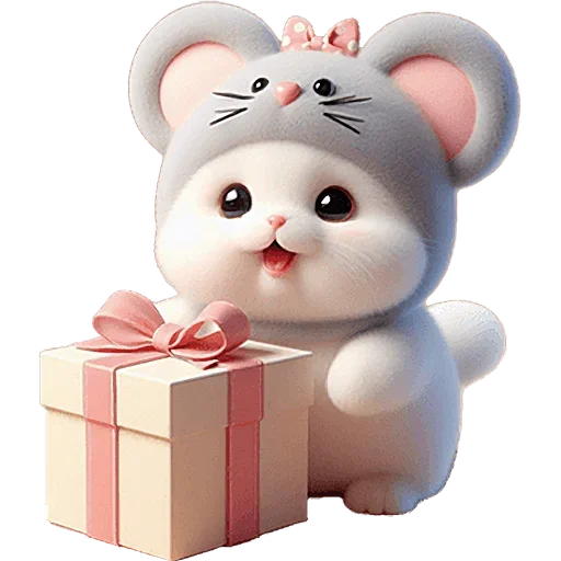 🎁 Стикер «Мяу мышь» для Telegram