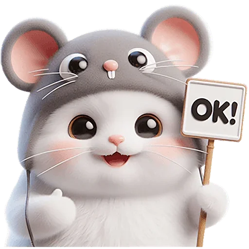 👌 Стикер «Мяу мышь» для Telegram