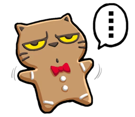 🍪 Стикер «Meow ! Merry Christmas & Happy New Year» для Telegram