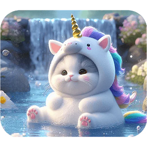 🦄 Стикер «Мяу единорог» для Telegram