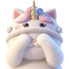 🫣 Эмодзи «Мяу-единорог» для Telegram