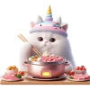 😋 Эмодзи «Мяу-единорог» для Telegram