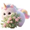 💐 Эмодзи «Мяу-единорог» для Telegram