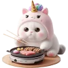 😋 Эмодзи «Мяу-единорог» для Telegram