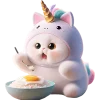 😋 Эмодзи «Мяу-единорог» для Telegram