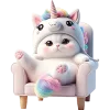 🫠 Эмодзи «Мяу-единорог» для Telegram