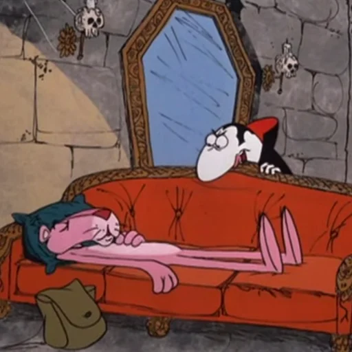 🧛‍♀️ Стикер «Pink Panther» для Telegram