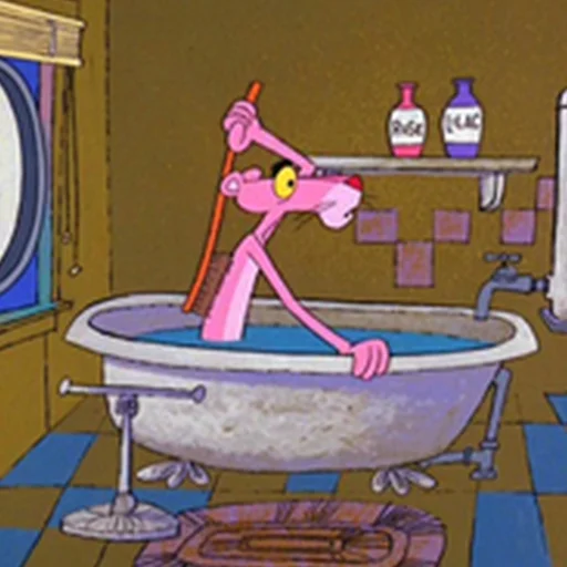 💦 Стикер «Pink Panther» для Telegram